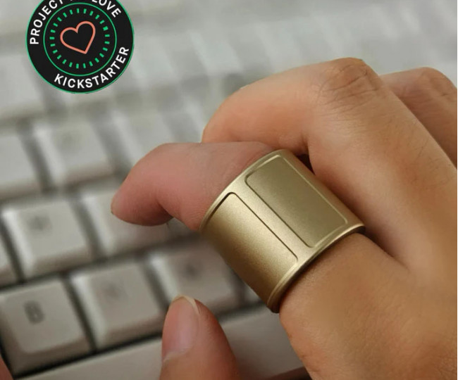 Розумне кільце‑гаджет, яке працює як заміна комп’ютерної миші Prolo Ring – Pro Edition